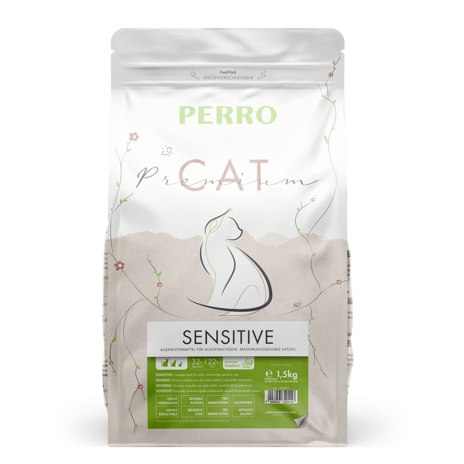 PERRO Cat Premium Sensitive 1,5 kg